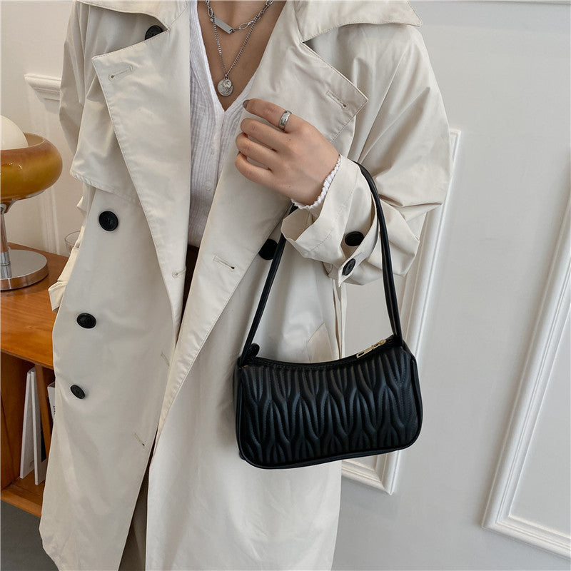 Mia - Schultertasche Schwarz