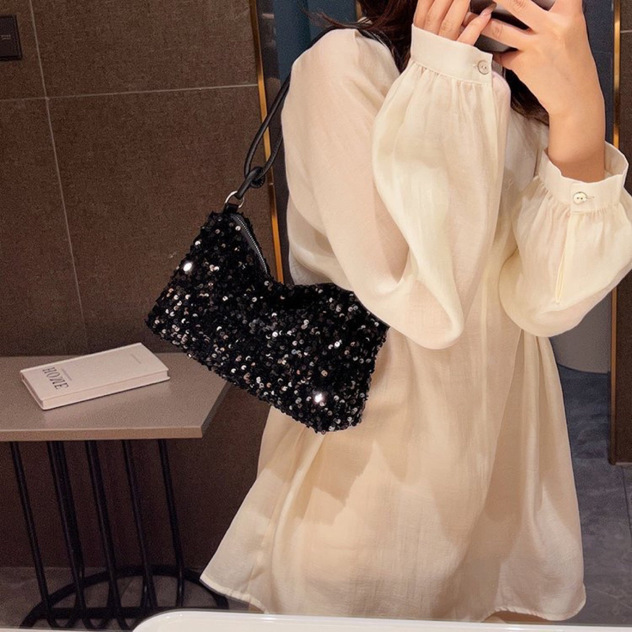 Mila - Sequin Handbag