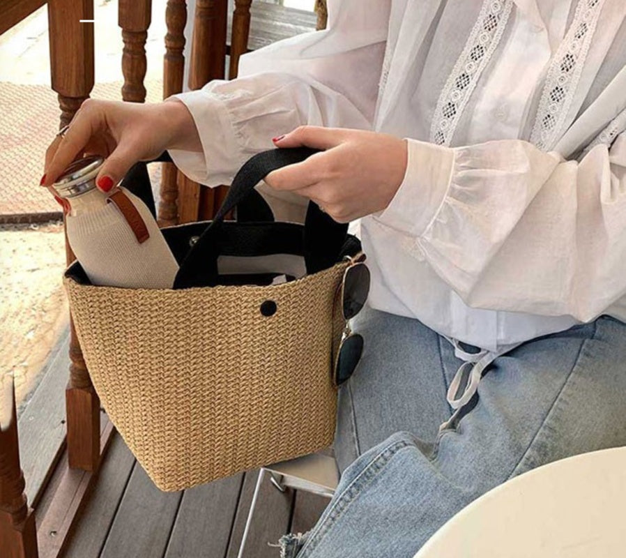Lucy - Rattan Handbag