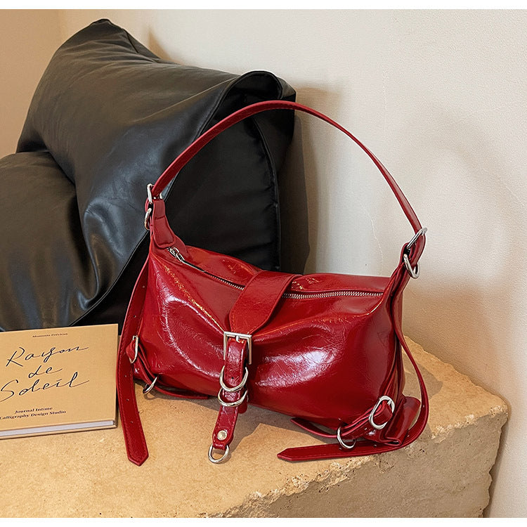 Amy - Schultertasche Rot
