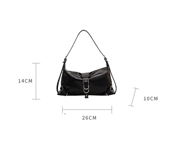 Amy - Schultertasche Schwarz