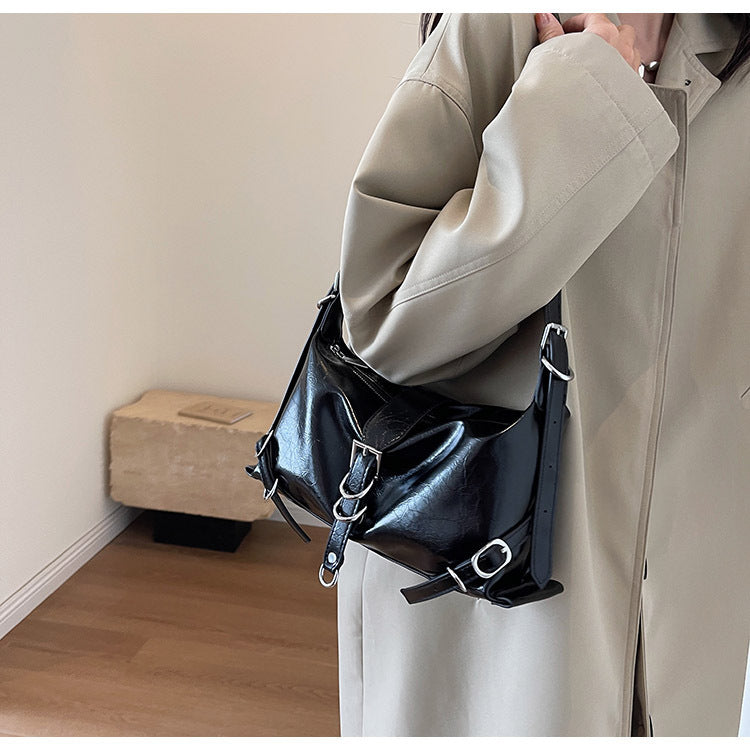 Amy - Schultertasche Schwarz