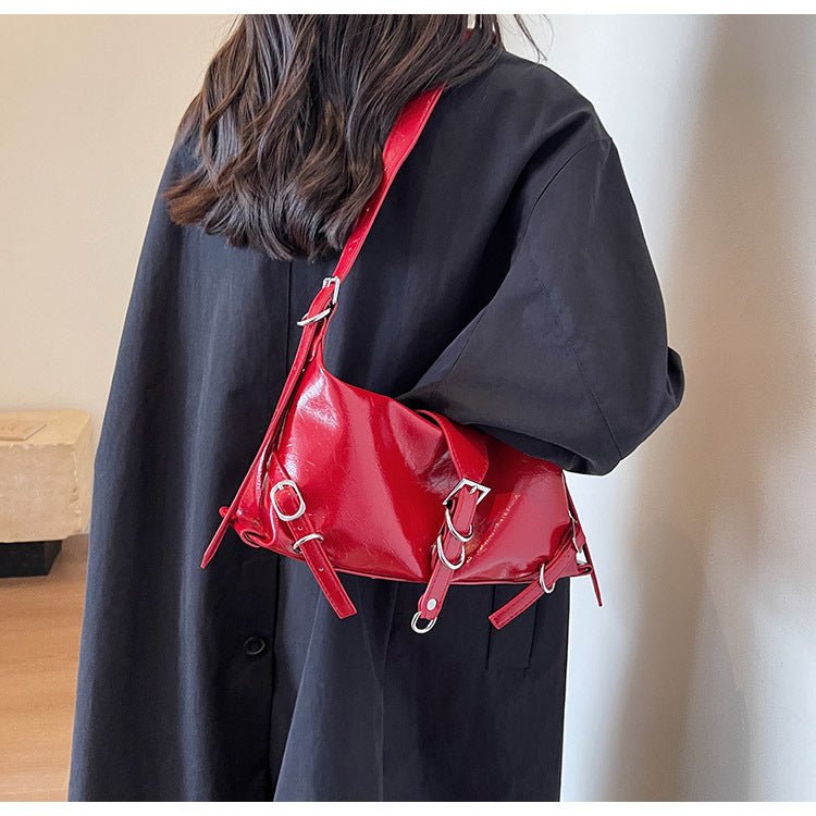 Amy - Schultertasche Rot