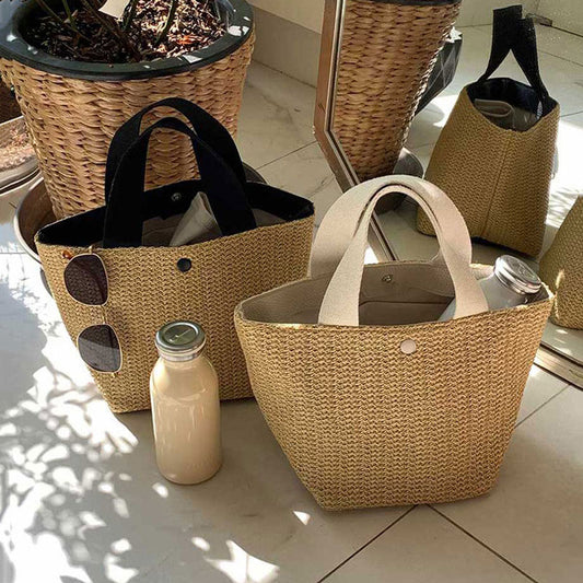Lucy - Rattan Handbag