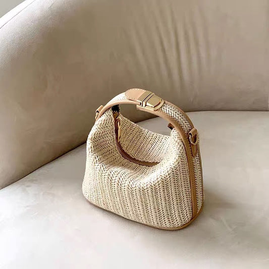 Clara - Stroh Handtasche